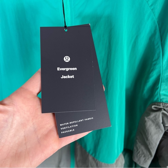 * Lululemon Evergreen Jacket Kelly Green/Grey Sage/Alouette M - Picture 3 of 5
